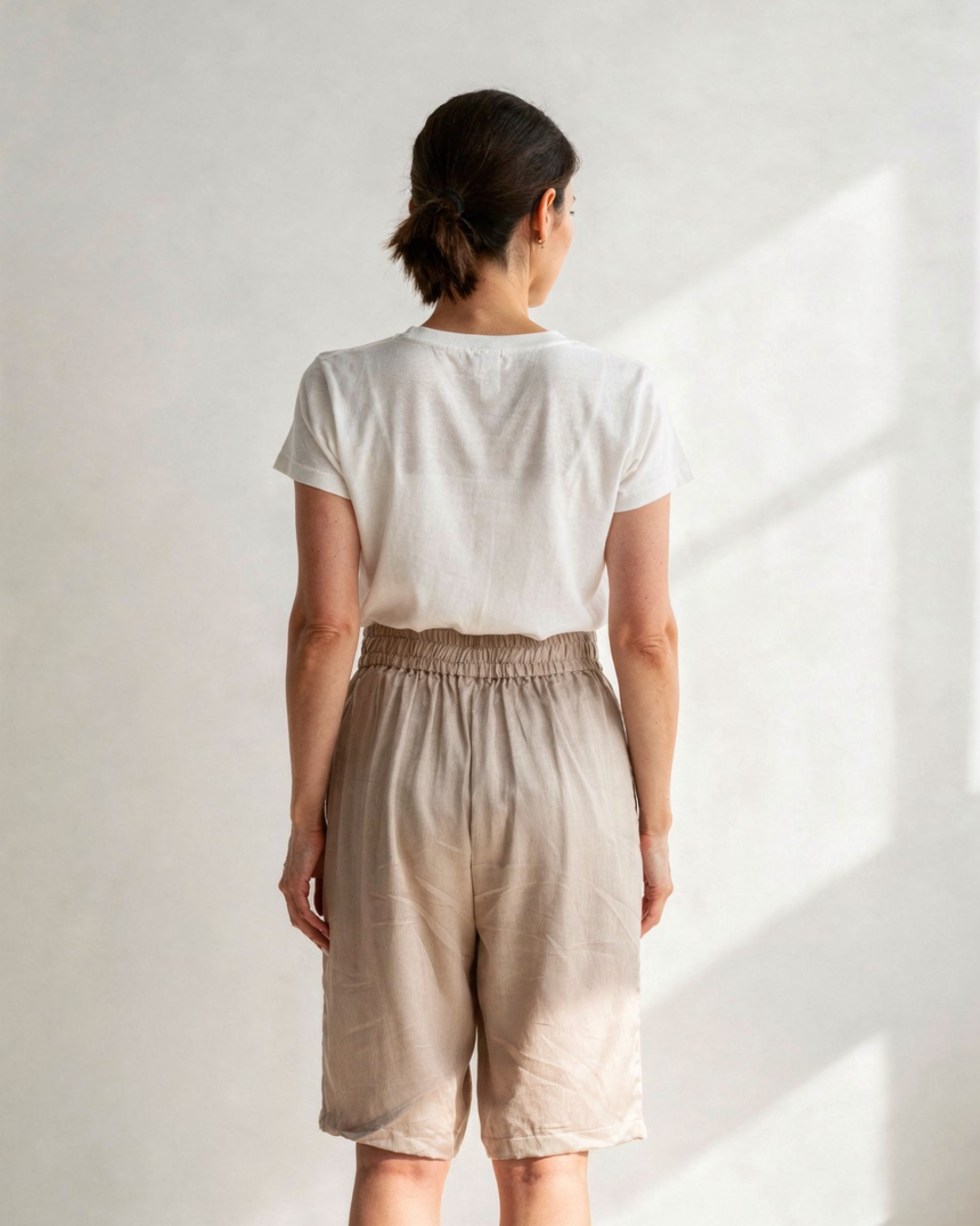 mist shorts / beige