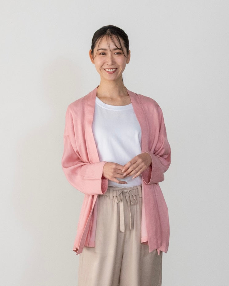 flow shirt / pink