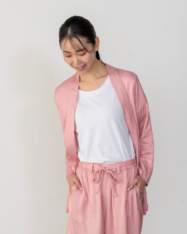 flow shirt / pink