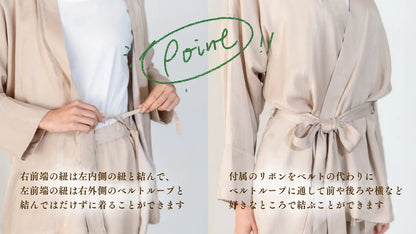 flow shirt / brown